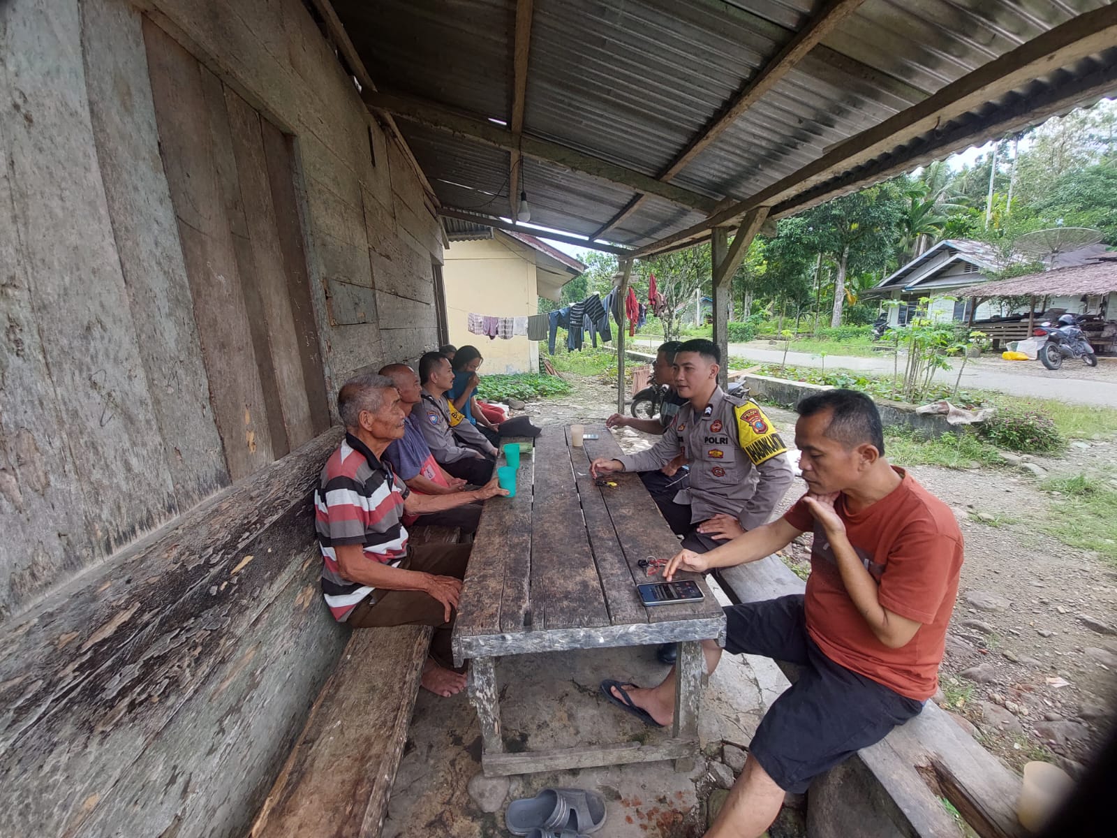 Polsek Idanogawo Polres Nias Gelar Sosialisasi Operasi Pekat Toba 2025 di Desa Otalua