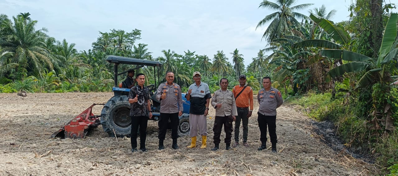 Polsek Air Joman Gelar Penanaman Jagung untuk Mendukung Ketahanan Pangan