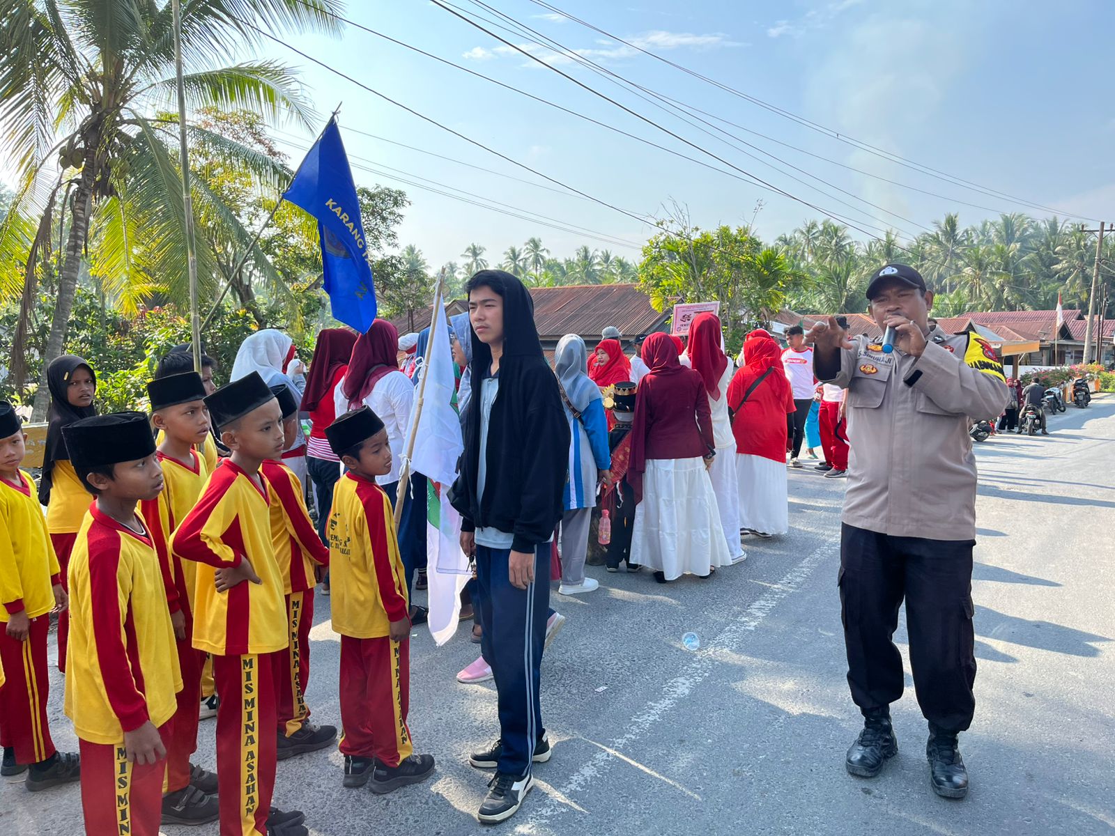 Polsubsektor Tanjung Balai Hadiri Kegiatan Perlombaan Jalan Santai dalam Rangka HUT RI ke-80